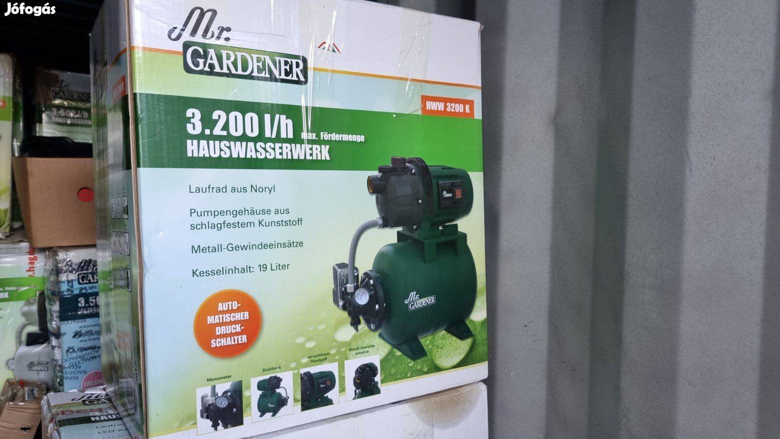 Hazai vízellátásra, házi vízmű 3200liter/óra teljesítménnyel hidrofor