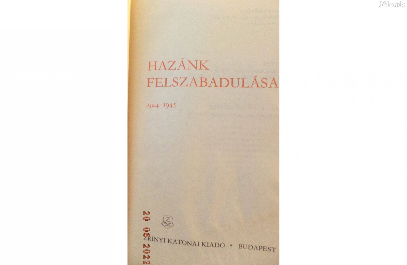 Hazánk felszabadulása 1944 - 1945