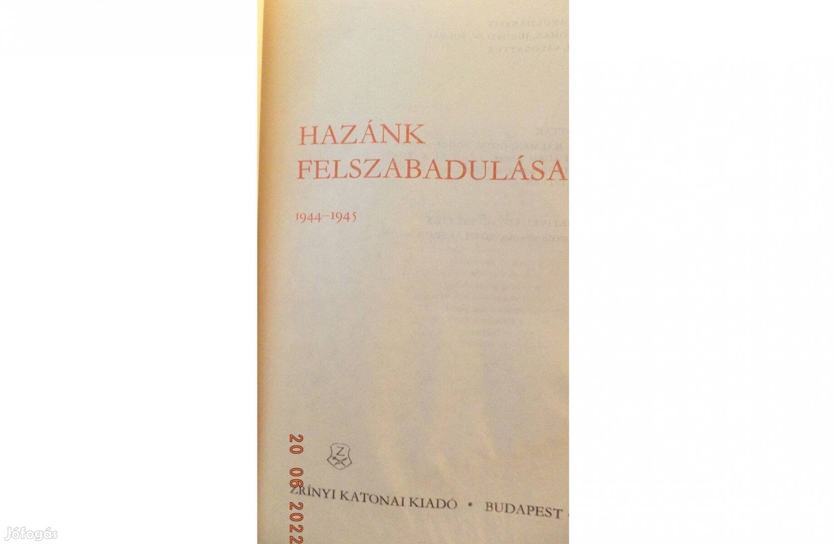 Hazánk felszabadulása 1944 - 1945