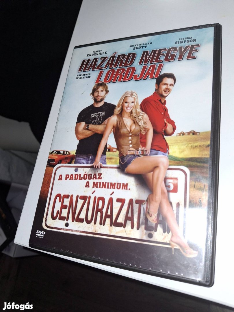 Hazárd Megye lordjai DVD Film Jessica Simpson Johnny Knoxville