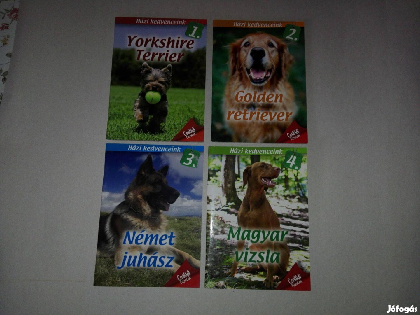 Házi kedvenceink sorozat könyveiegybe v. külön -teljesen