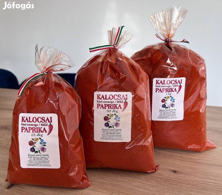 Házi készítésű Kalocsai Őrölt Paprika (Fűszerpaprika) 2024