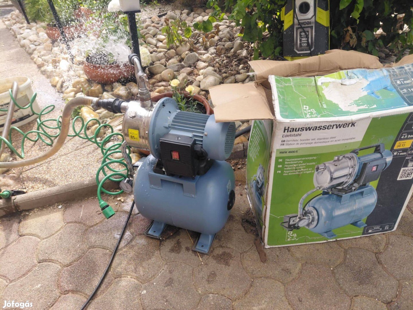 Házi vízmű 1100 w os jó állapotban féláron Eladó