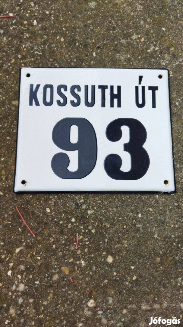 Házszám tábla