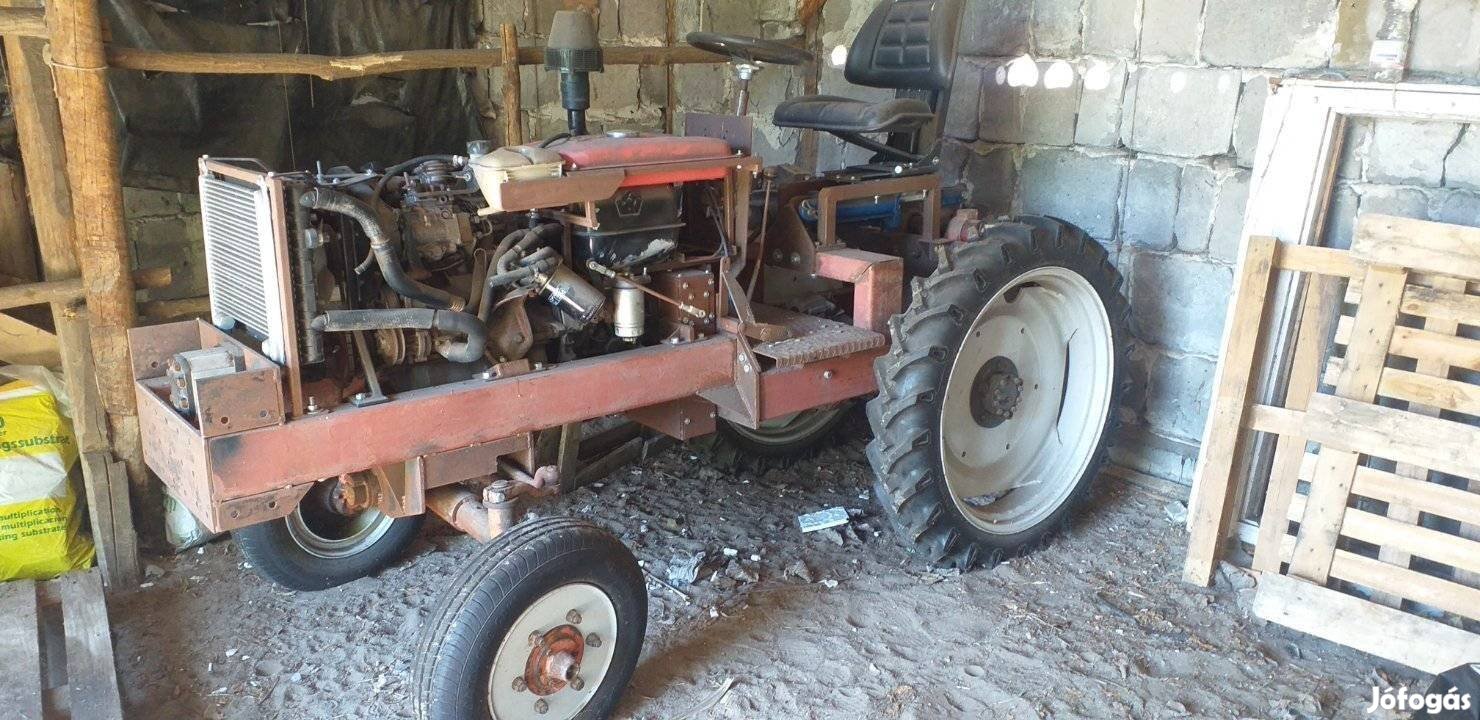 Háztályi kistraktor 1.6 D motorral Gaz 66 válto terepváltóval