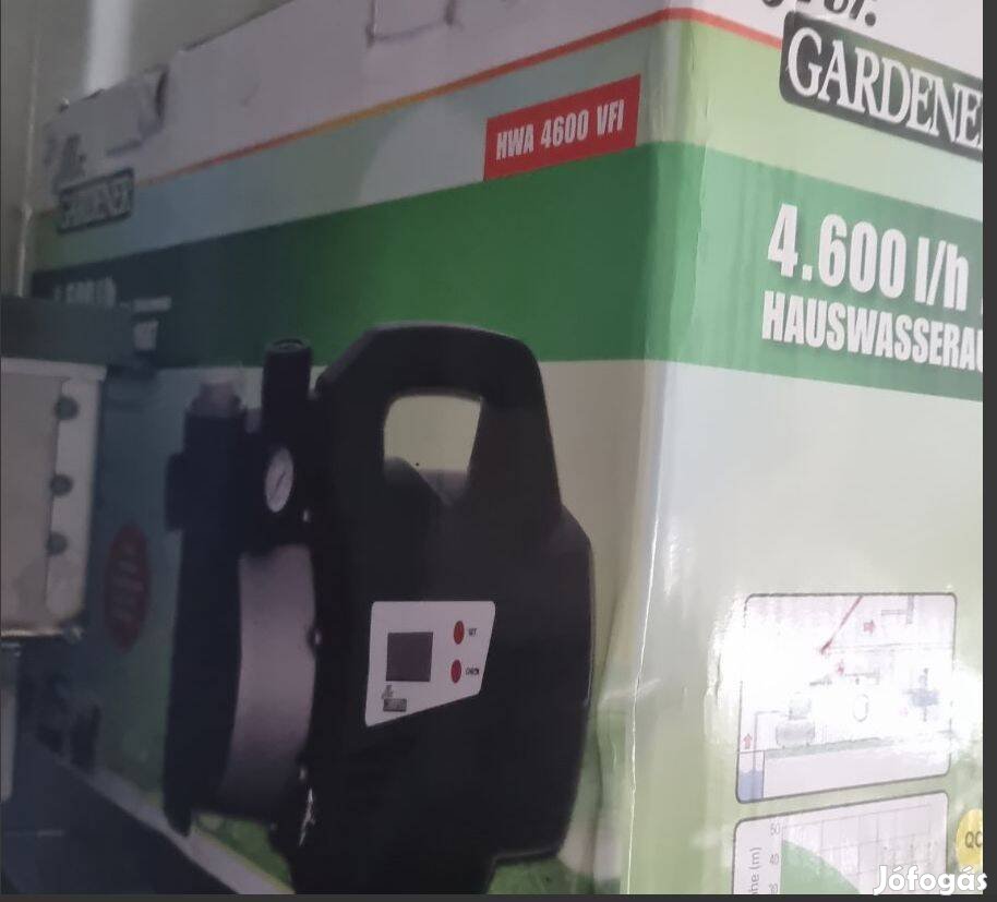 Háztartási vízszivattyú 1100W teljesítménnyel, időkapcsolóval, garanci