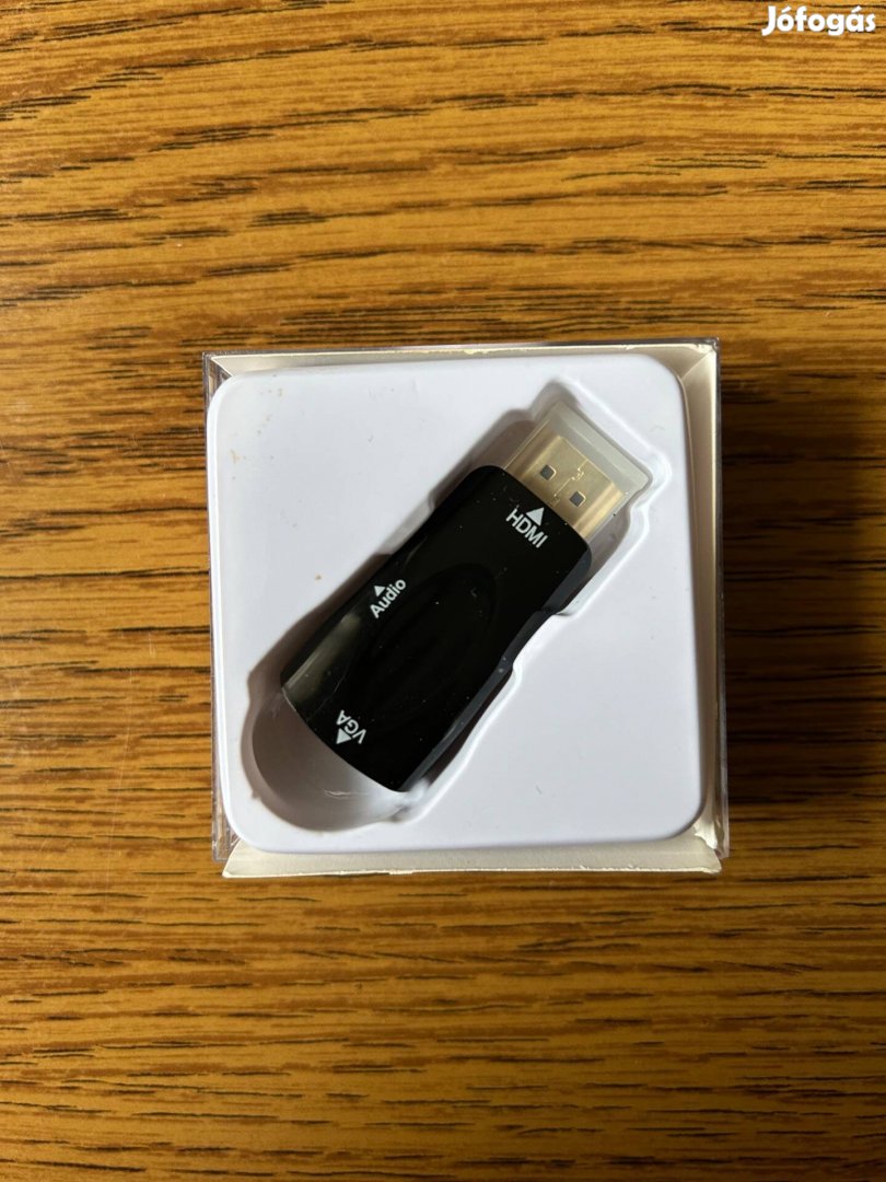 Hdmi - vga átalakító adapter audió kábellel, dobozos