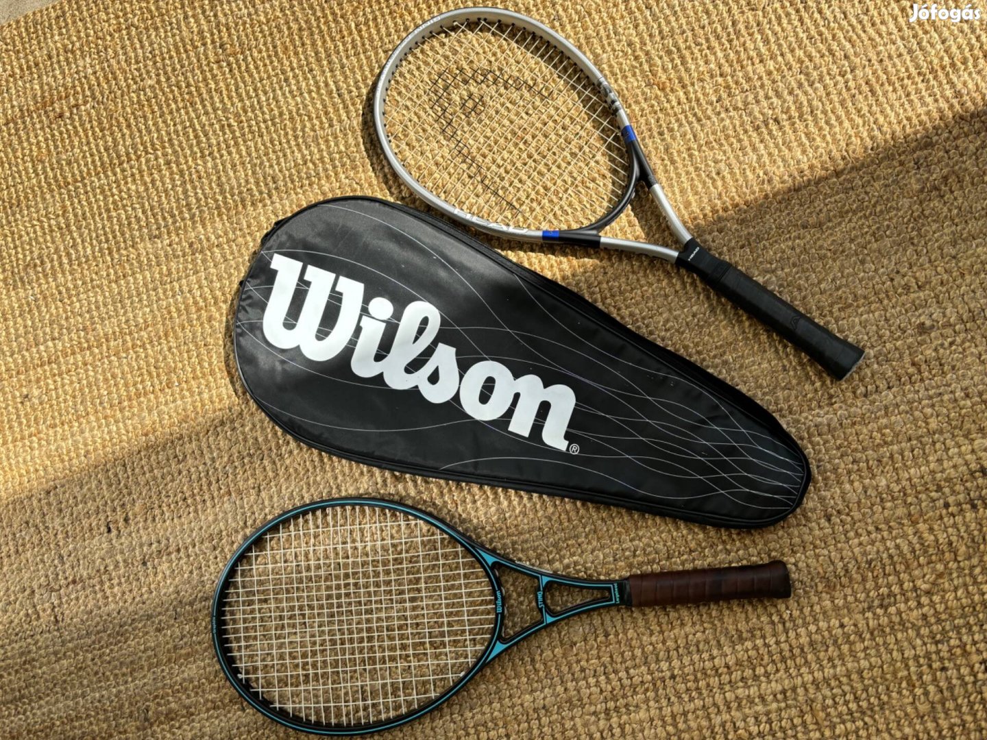 Head és Wilson tenisz ütők szép állapotban új markolattal