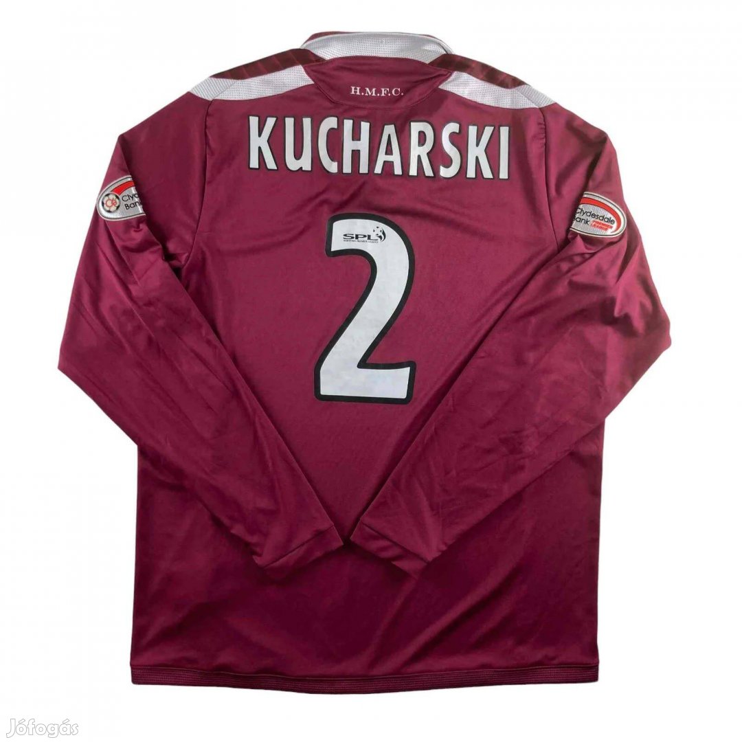 Hearts 2009-10 Umbro hazai Kucharski hosszú ujjú foci mez L-es