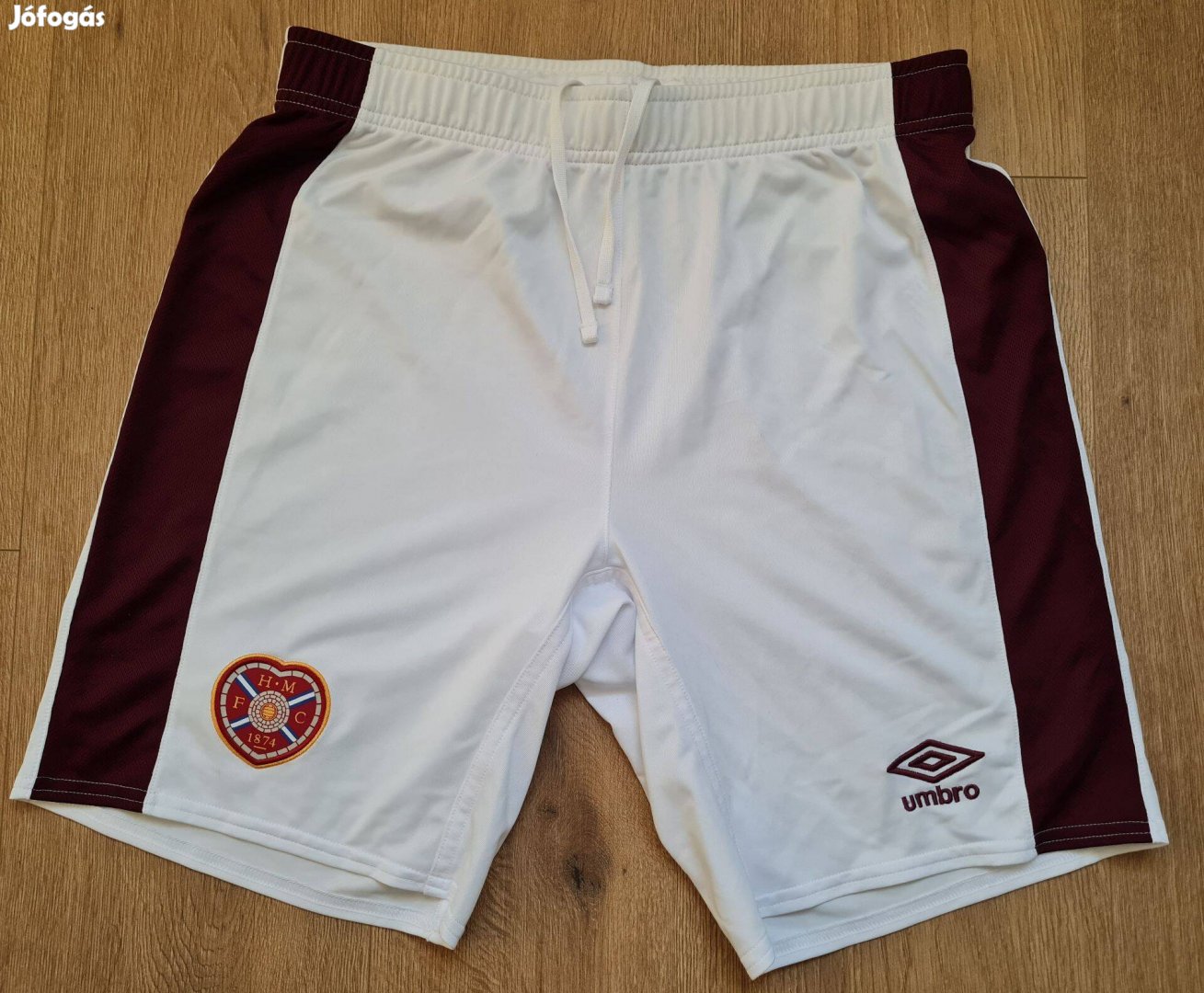 Hearts Umbro férfi focis rövidnadrág M