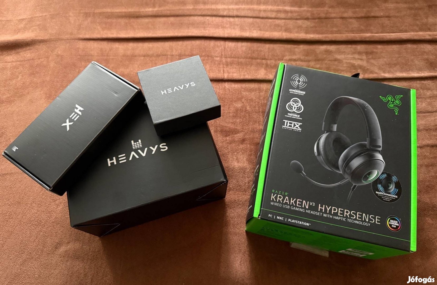 Heavys H1H fejhallgató ajándék Razer gamer fejhallgató