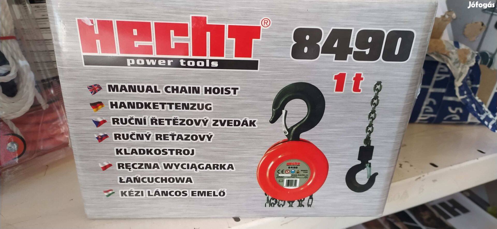 Hecht8490 kézi láncos csörlő eladó 1121