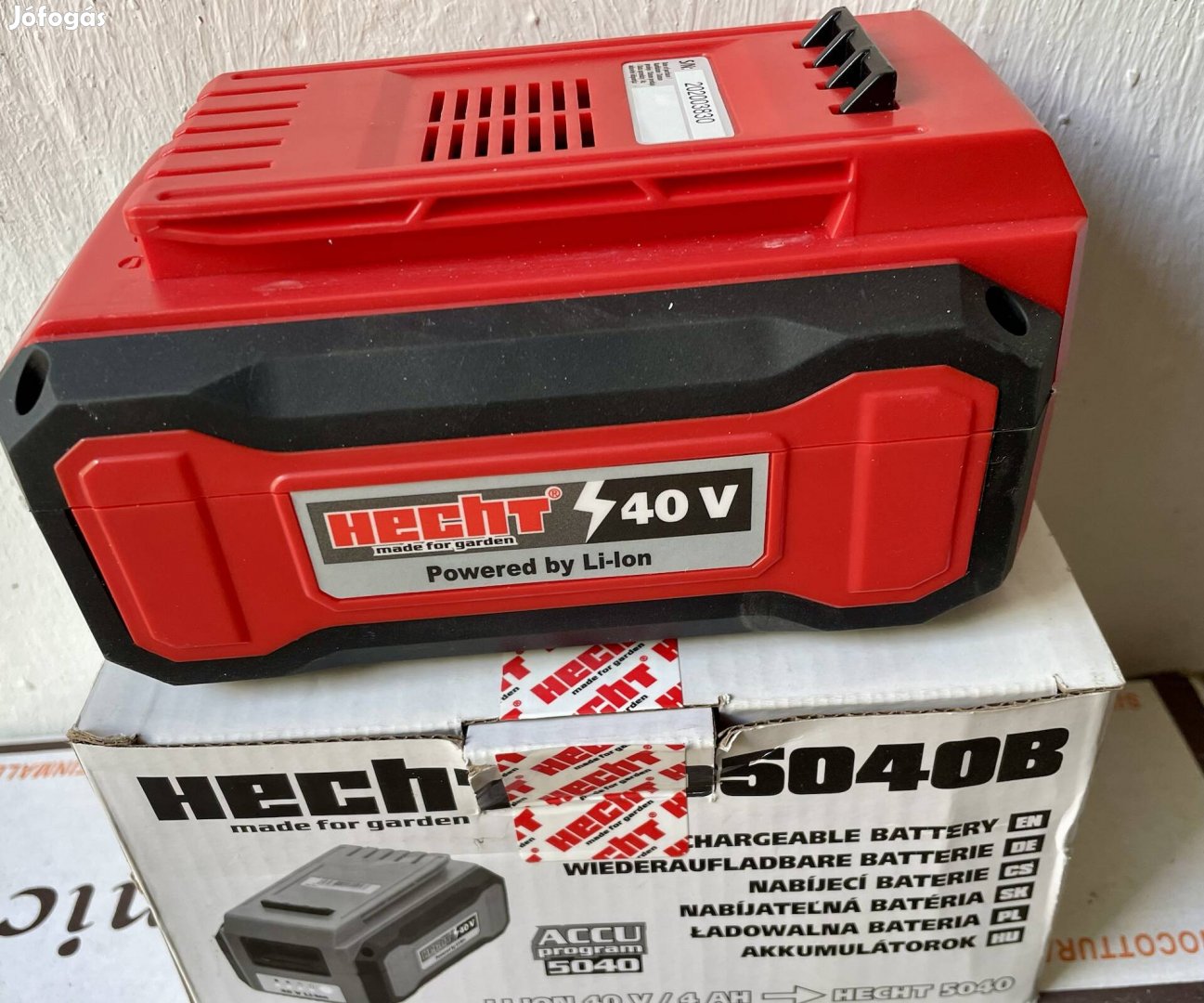 Hecht 005040 B - Akkumulátor 40v  4ah 
