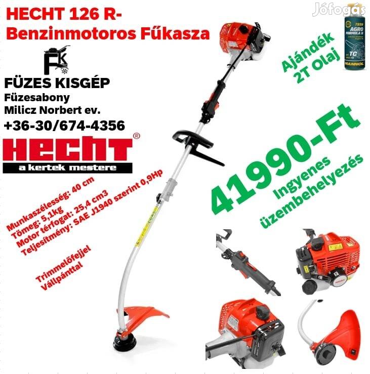 Hecht 126 R-Benzinmotoros fűkasza Új