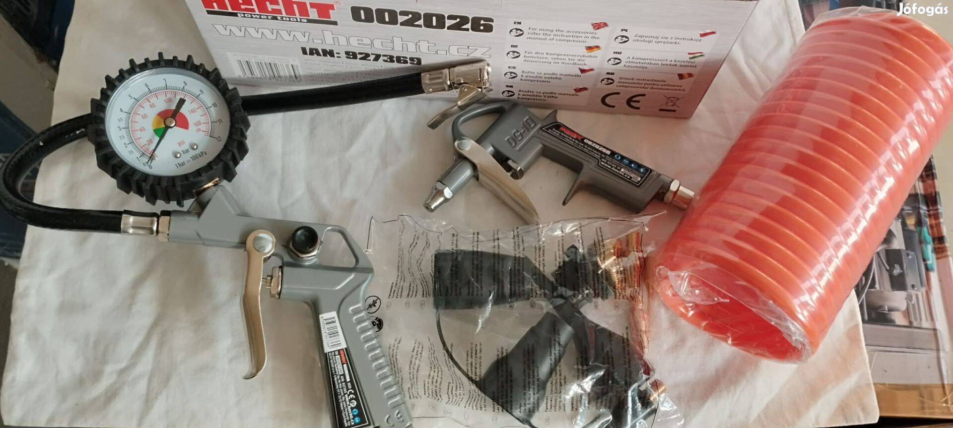 Hecht 2026 kompresszorhoz légszett eladó 0130