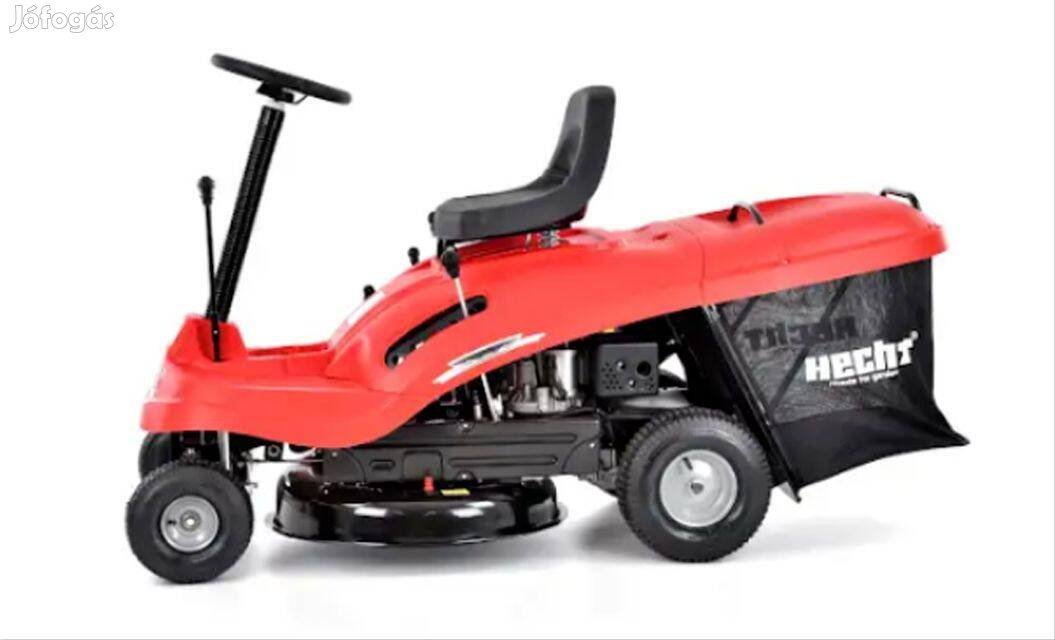 Hecht 5161 fűnyírótraktor 61 cm vágószélesség, 150 liter gyűjtő 2év ga