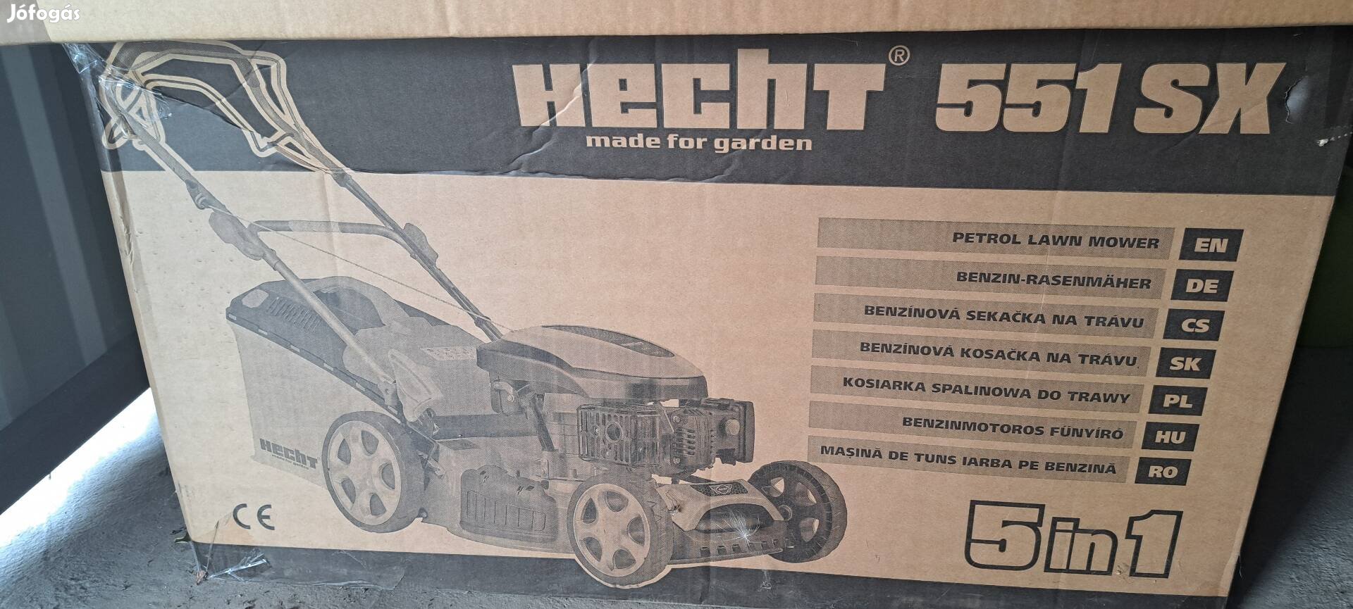 Hecht 551 SX 5in1 benzines fűnyíró