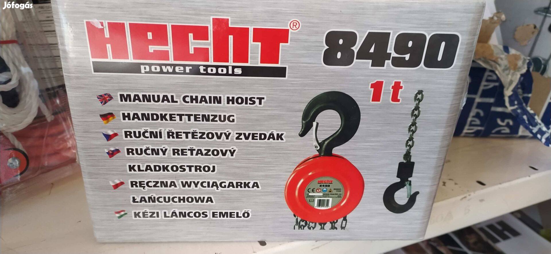 Hecht 8490 kézi láncos emelő eladó 0514