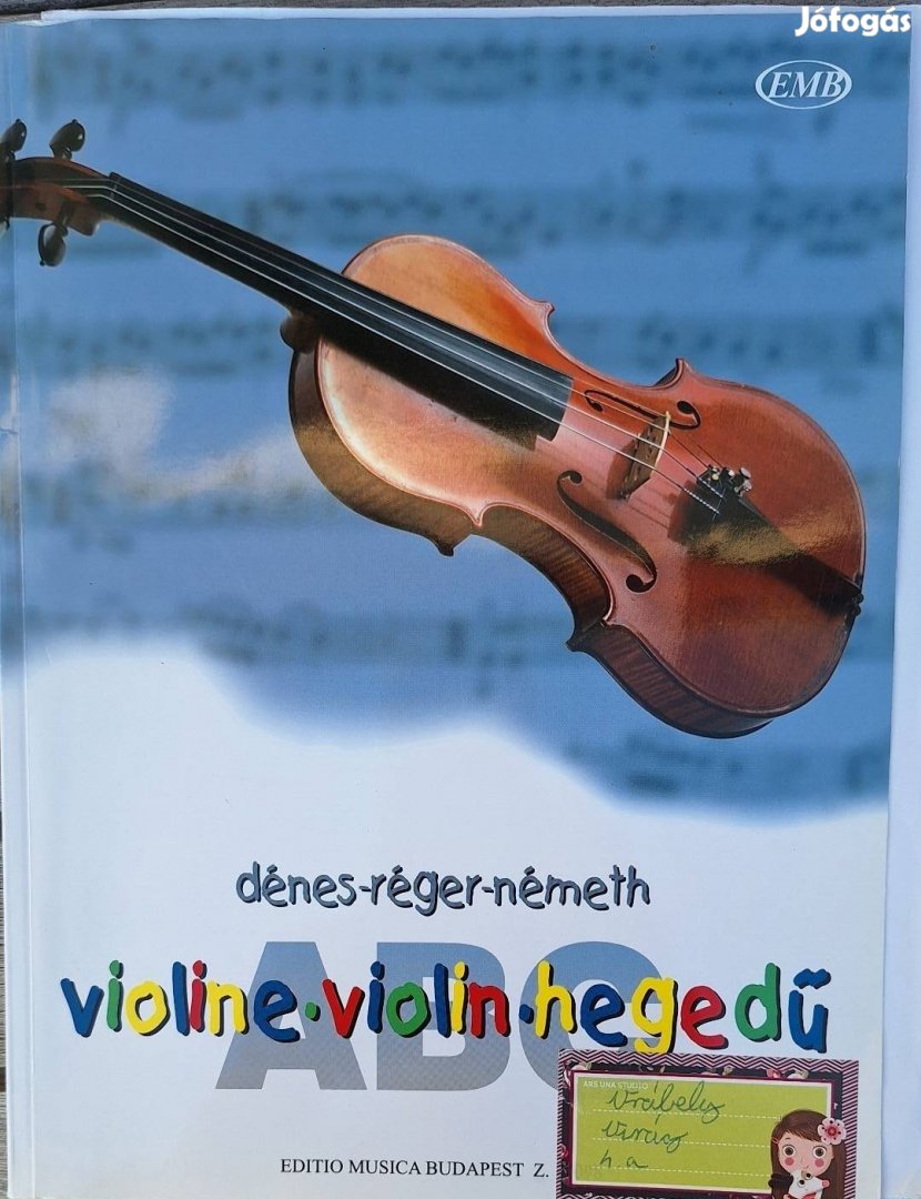 Hegedű / violine  tankönyv