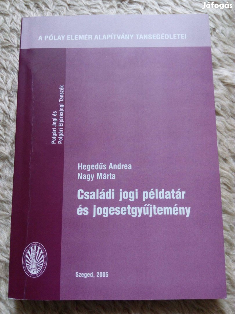 Hegedűs Andrea-Nagy Márta: Családi jogi példatár és jogesetgyűjtemény