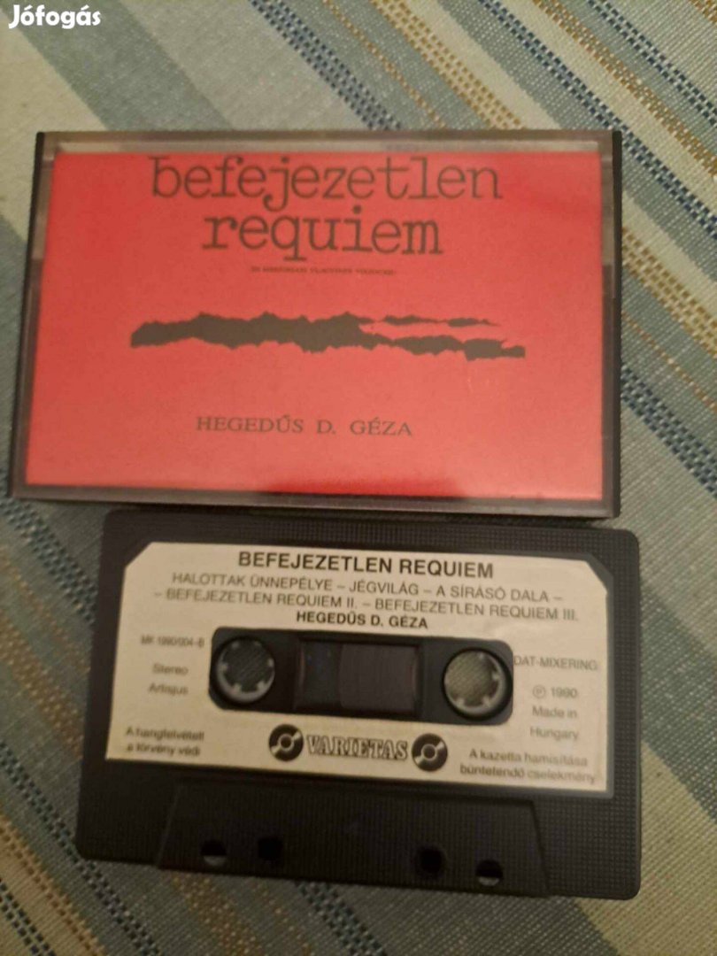 Hegedűs D. Géza Befejezetlen Requiem kazetta