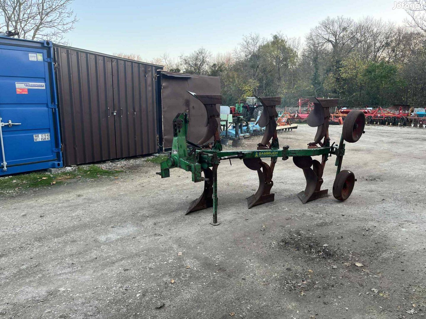 Héger 3fejes v.f. eke-beforgatótárcsákkal