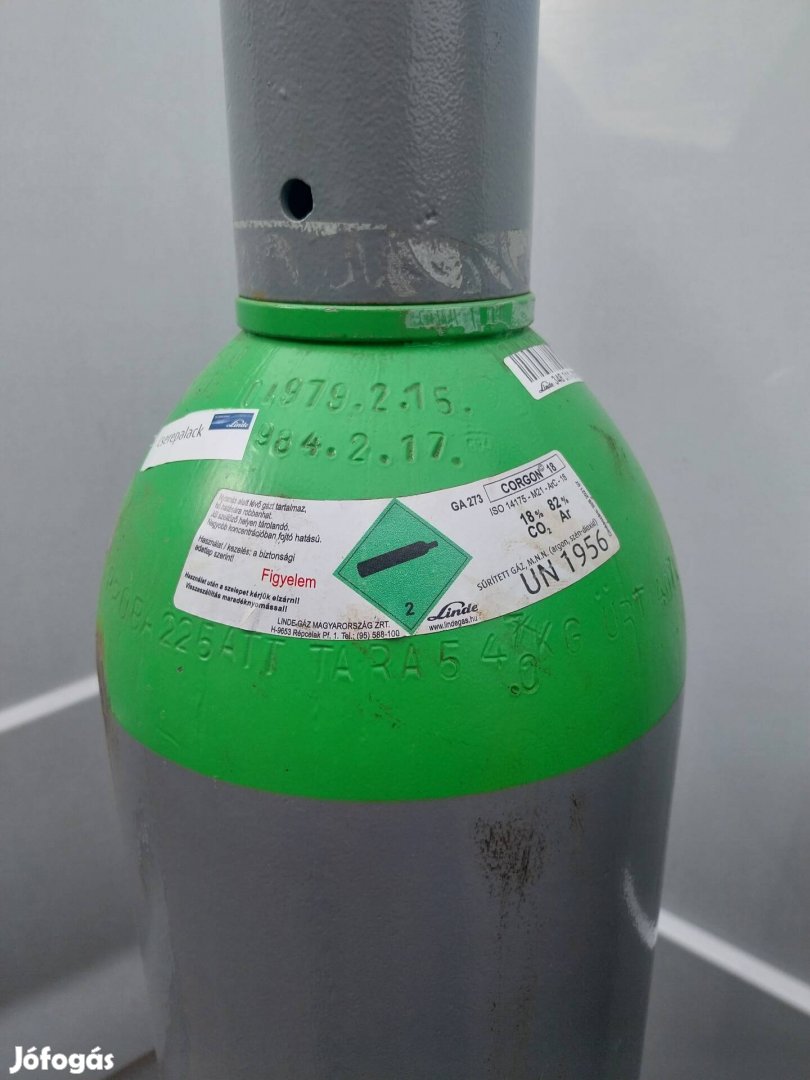 Hegesztő corgon palack 