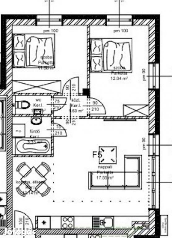 Hegyeshalomi eladó 59 nm-es lakás