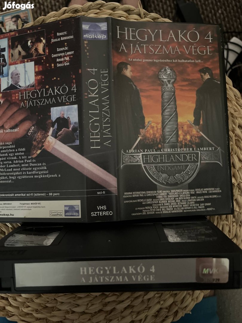 Hegylakó 4 vhs.   