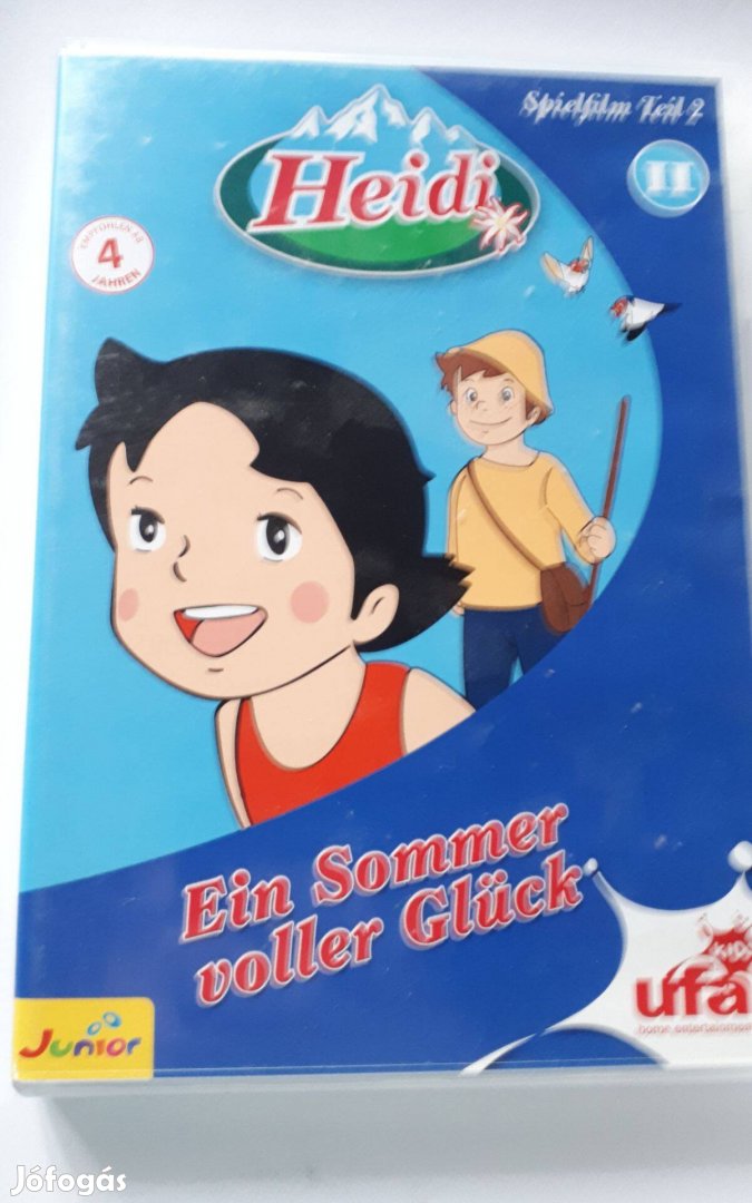 Heidi II. Ein Sommer voller Glück német nyelvű DVD (posta 510 Ft)