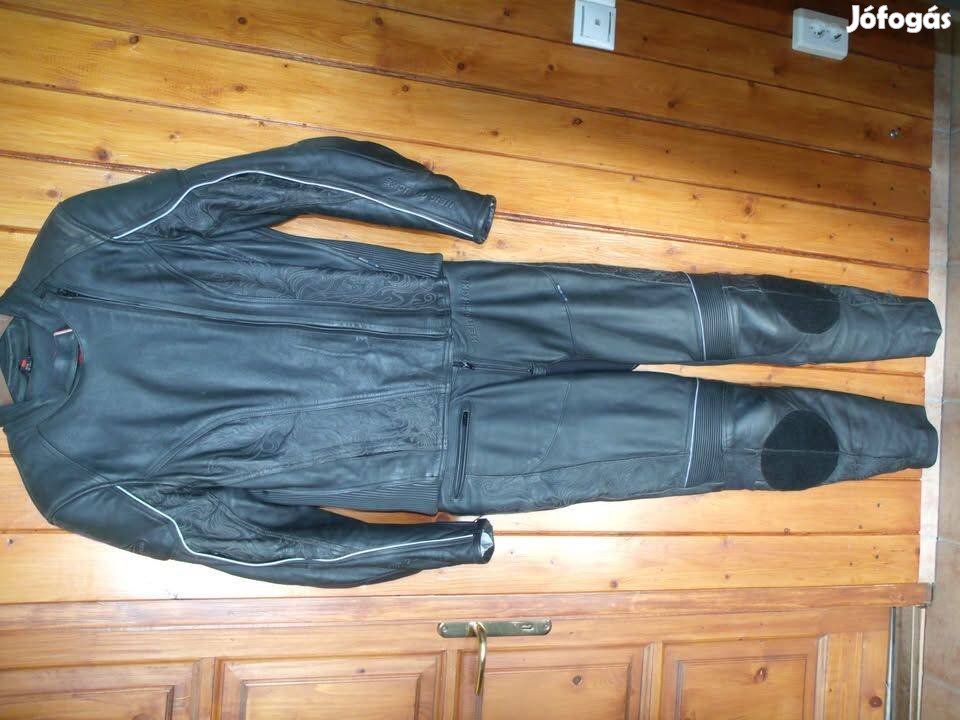 Hein Gericke 2részes női hímzett motoros bőrruha, 3842, szép, Airvent