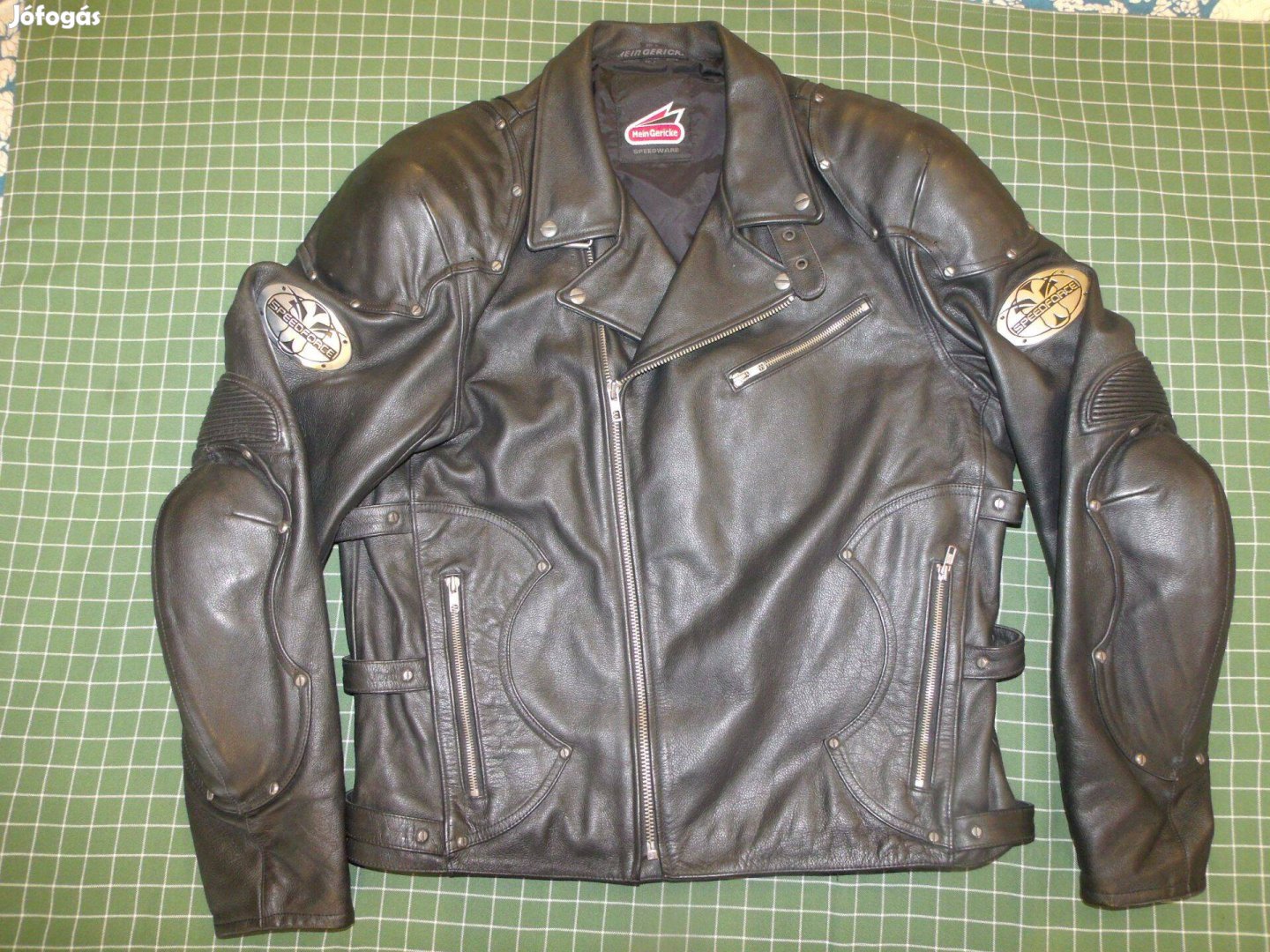 Hein Gericke Speedforce motoros bőrdzseki, 2XL méret, rocker fazon