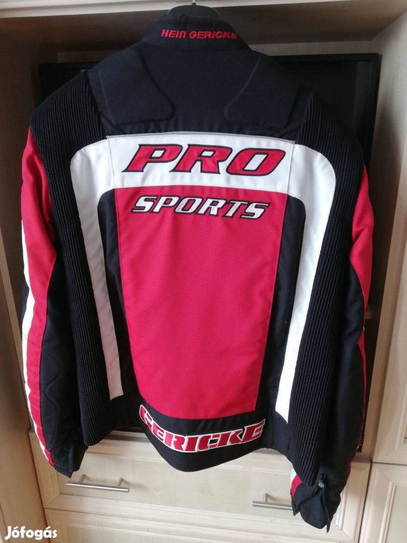 Hein Gericke XL"újszerű motoros kabát protektorokkal!
