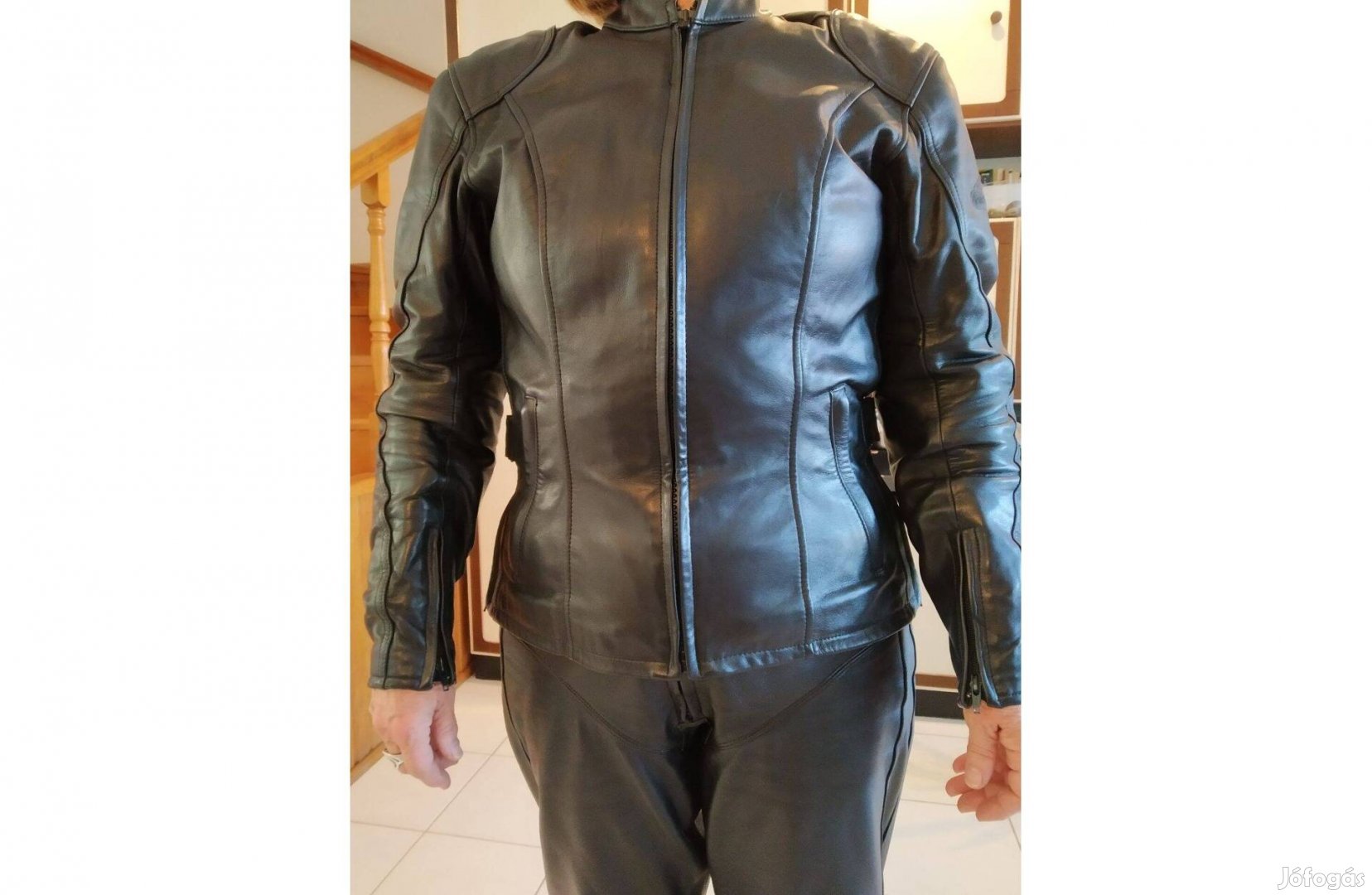 Hein Gericke márkás kétrészes motoros bőrruha női 42 méretű