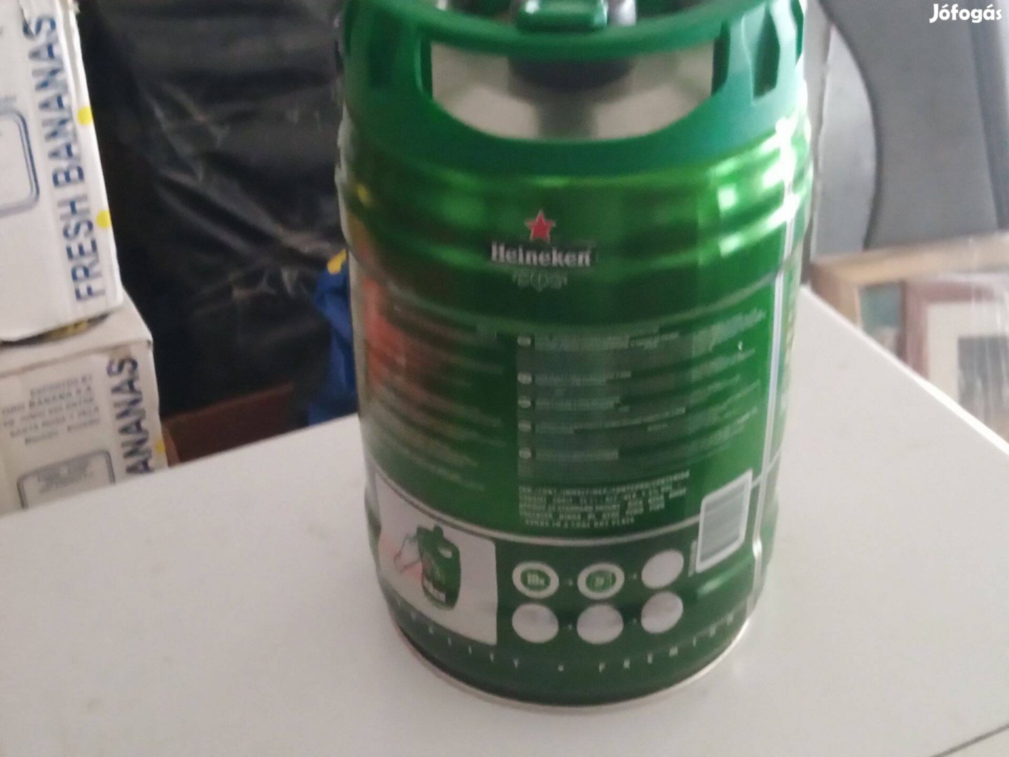 Heineken 5l party hordó üresen eladó 2000ft óbuda