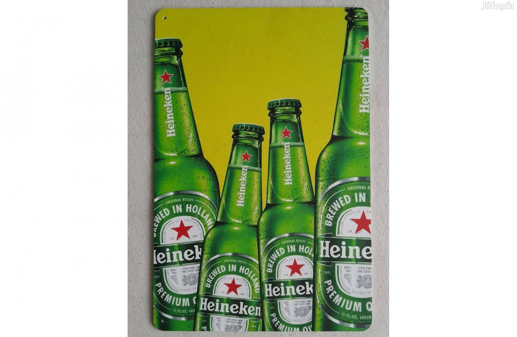 Heineken dekortábla műanyag 20x30cm