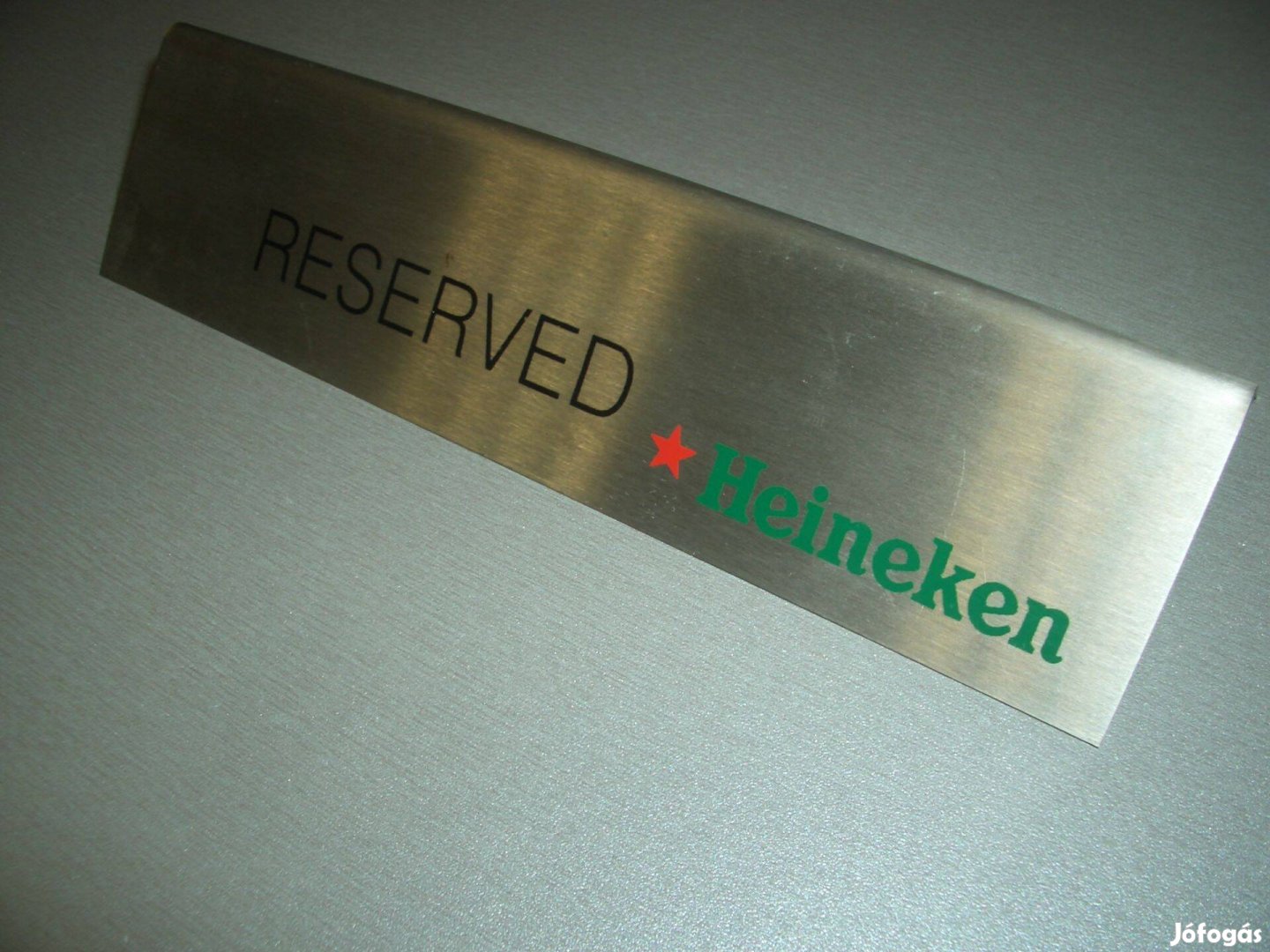 Heineken foglalt tábla reserved