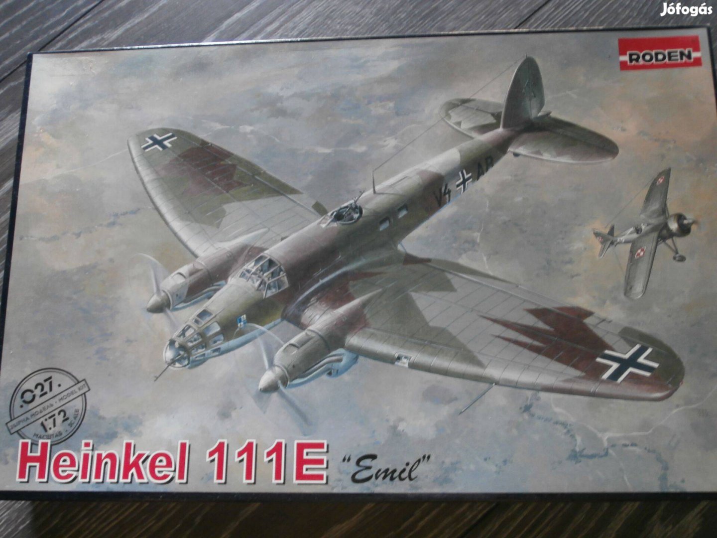 Heinkel 111 E "emil" 1:72 Roden makett