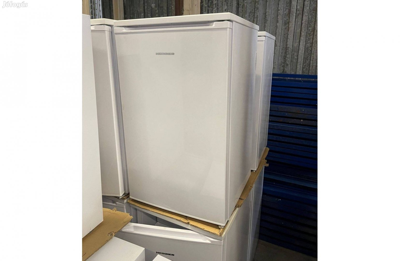 Heinner HF-V89F+ hűtő fagyasztóval, fehér színű - használt hűtő