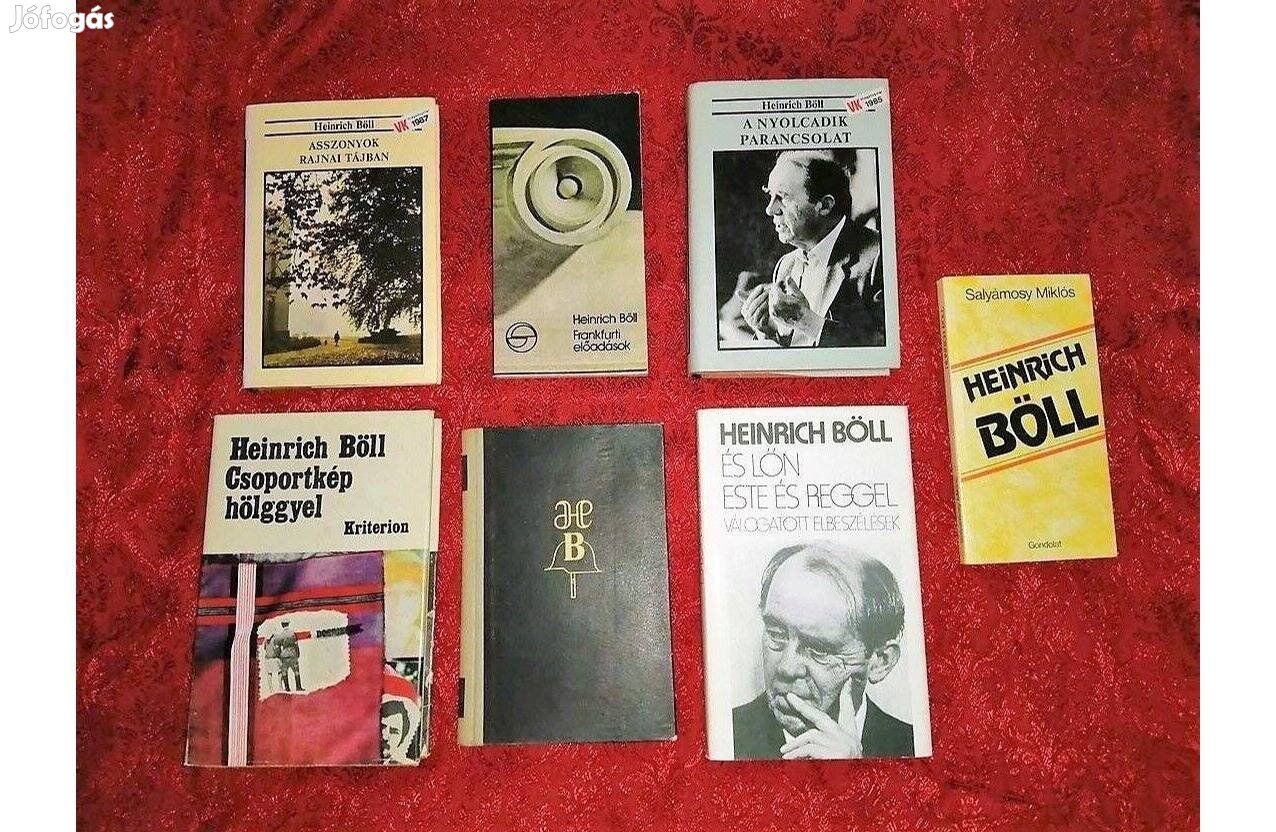 Heinrich Böll könyvcsomag (7 db könyv)
