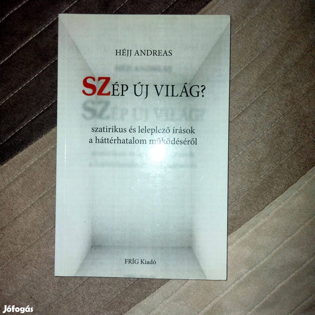 Héjj Andreas Szép új világ? (Szatirikus és leleplező írások a háttérha