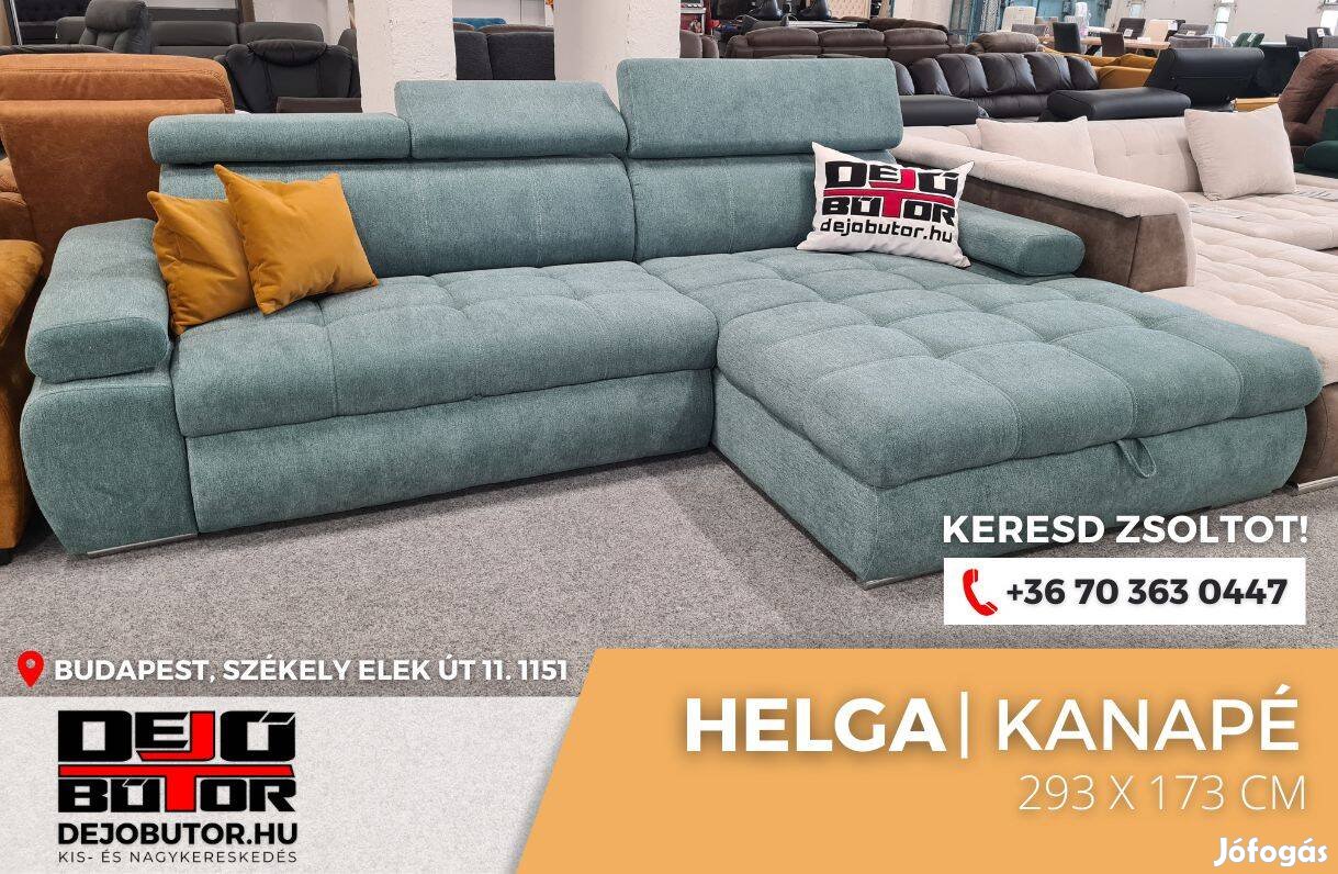 Helga Long menta kanapé ülőgarnitúra 293x173 cm sarok ágyazható