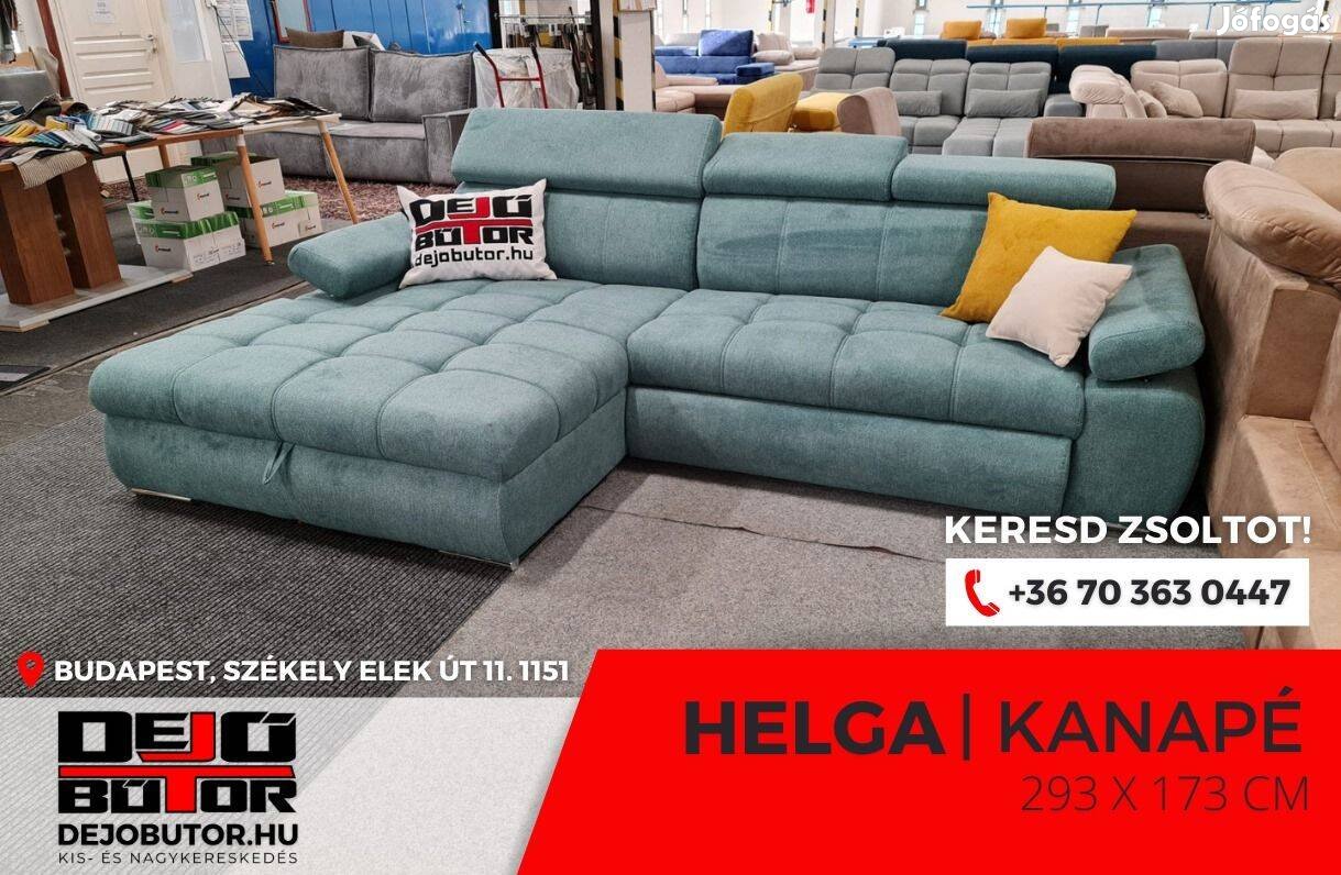 Helga rugós relax ualak kanapé ülőgarnitúra 293x173 cm kék sarok