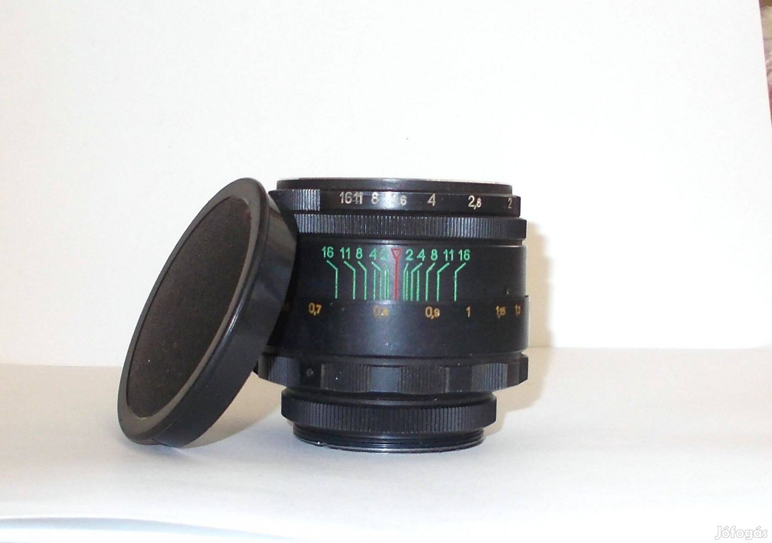 Helios 44-2 58mm f2 M42 objektív elsősapkával