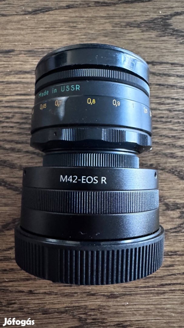Helios 44/2 + M42 Canon RF átalakító