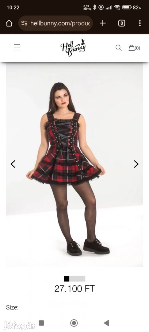 Hell Bunny Harley Tartan Dress 