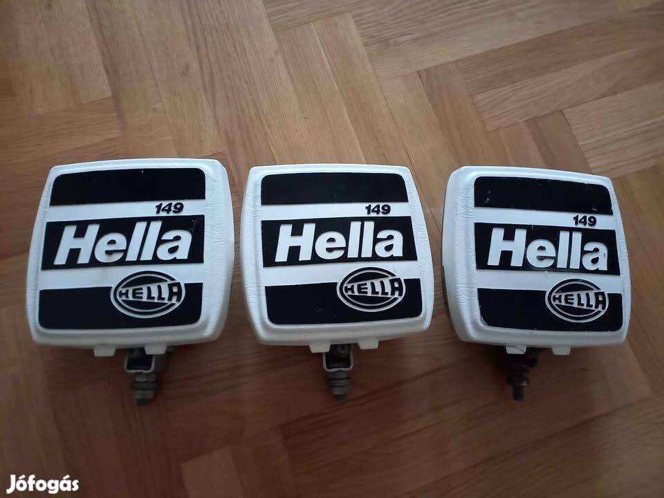 Hella 149 gyári német ritka szögletes ködlámpa pár