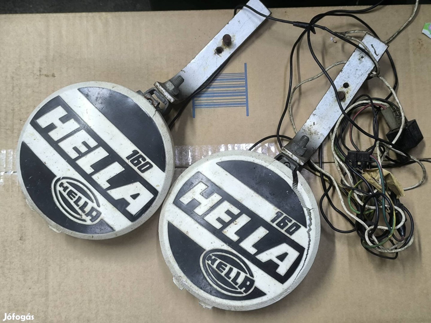 Hella 160 halogén rallylámpa  rally fényszóró lámpa 