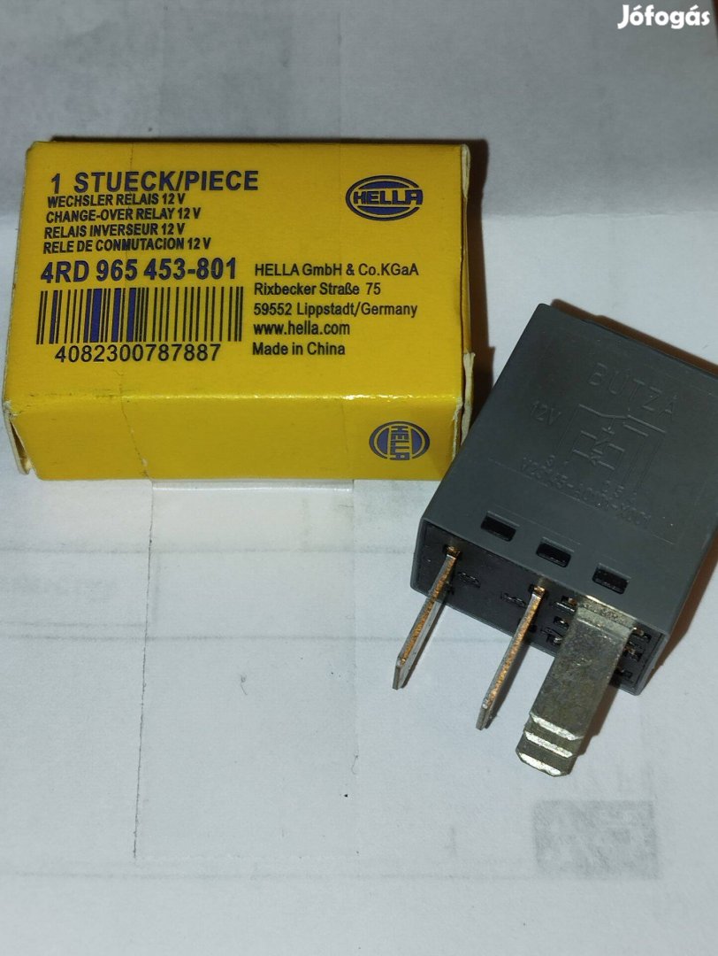 Hella Ablaktörlő relé 4RD 965 453-801