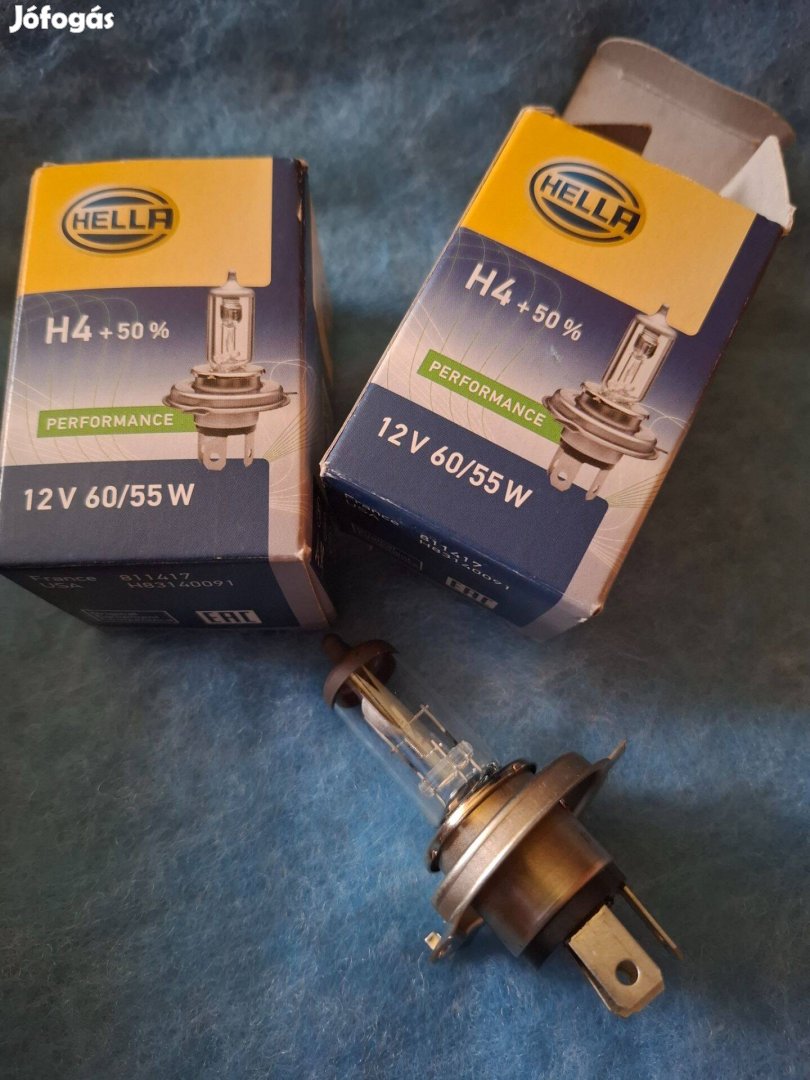 Hella Performence H4 12V 60/55 izzó +50%